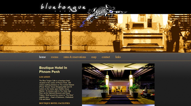 Web Design: Blue Tongue