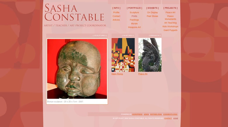 Web Design: Sasha Constable