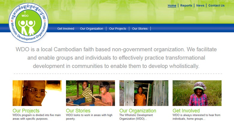 Web Design: Wholistic Development Organization