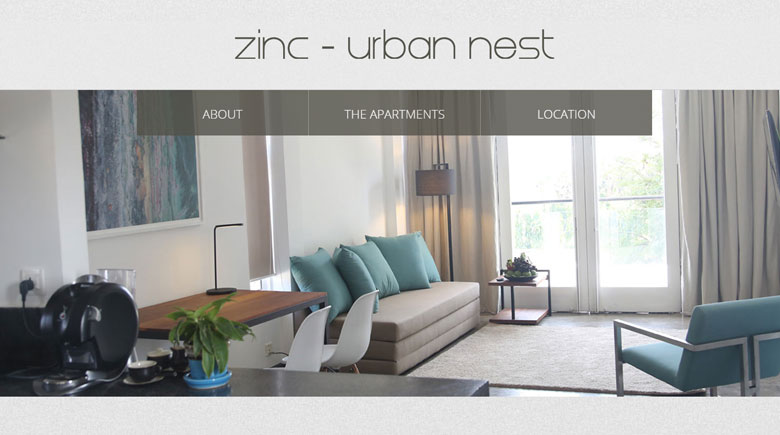 Web Design: Zinc Urban Nest